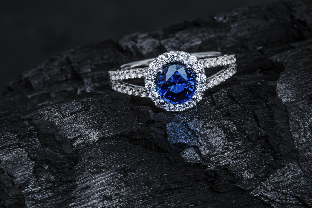 Blue Sapphire Jewelry Gemstone Atelier Michgelsen Studio KENAZ Photography Juwelier Juweel Juwelen Sierraden fotografie Studio kenaz Studiokenaz